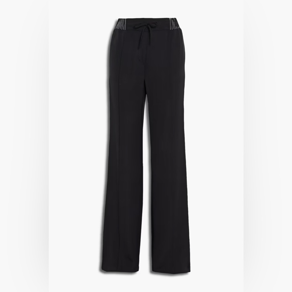 Valentino Silk Straight Leg Pants